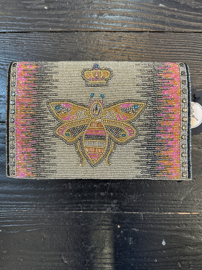 Mary Frances QUEEN BEE LEATHER CROSS BODY HANDBAG