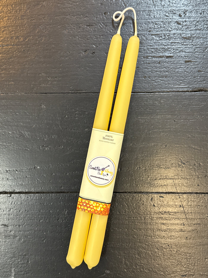 Beeswax Hand Dipped Tapers Set of 2