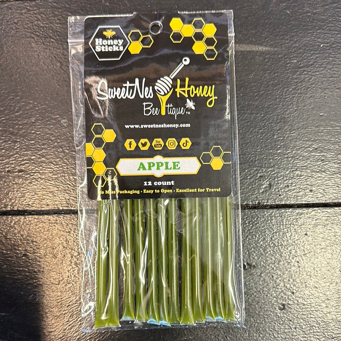 SweetNes Honey 12PK HONEY STICK APPLE