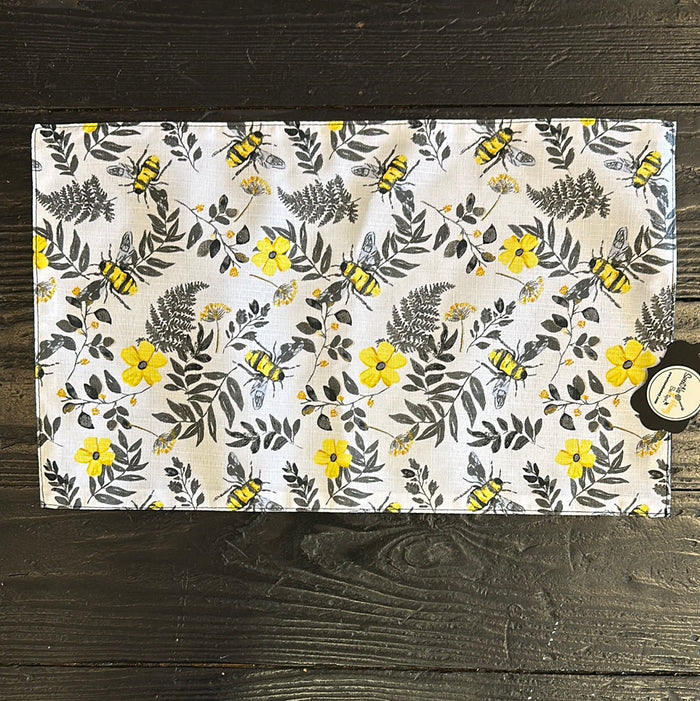 SweetNes Honey Black & White Place Mat