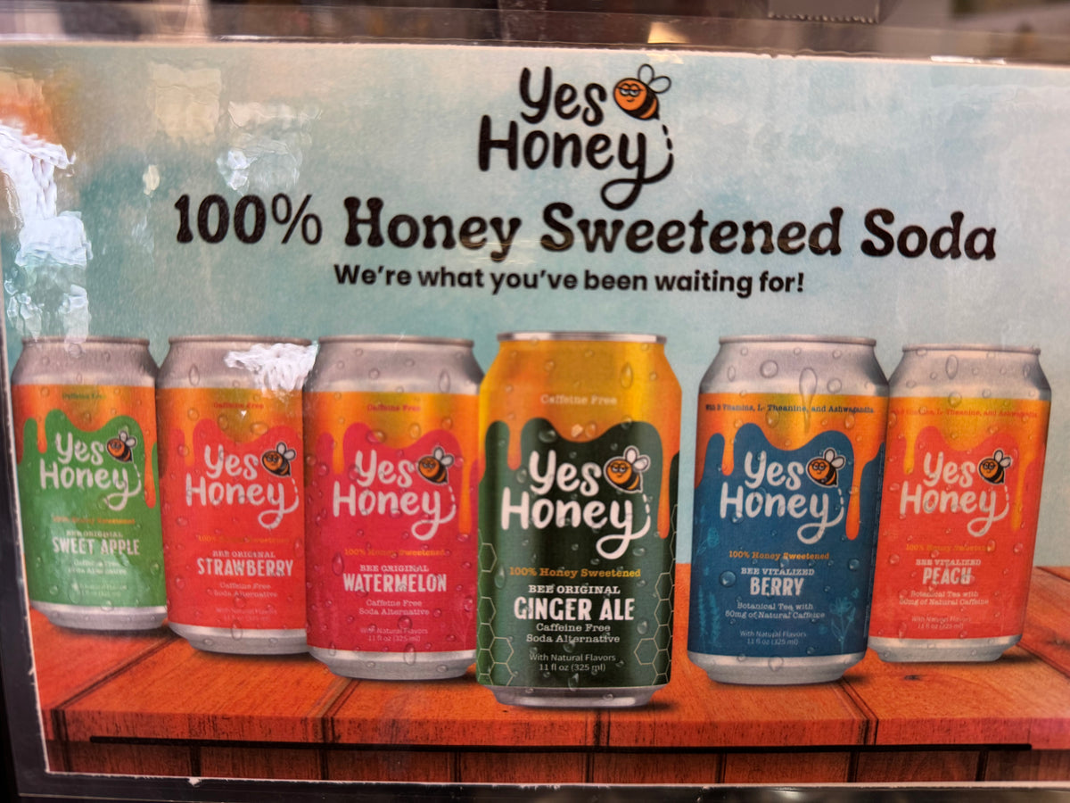6 pack Yes Honey 100% Honey Sweetened