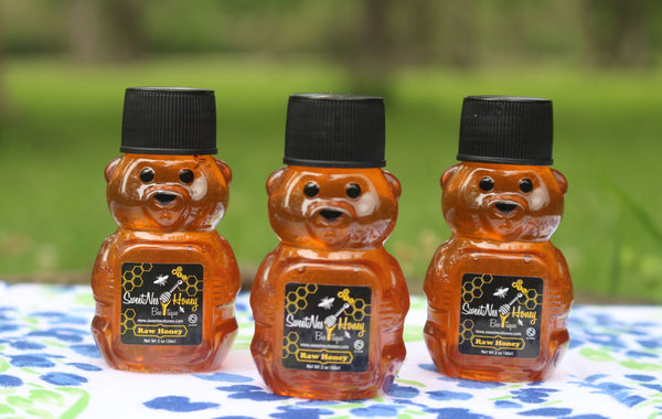 2oz Raw Honey Bear Party Favor 3pk