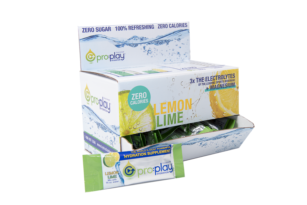 Pro:Play with Magnesium + Zero Sugar LEMON LIME (Pack of 50)