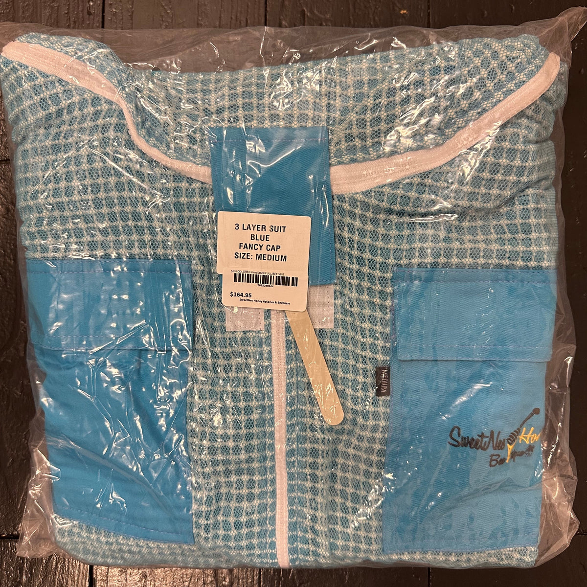 SNH BLUE Ventilated FULL BEE SUIT