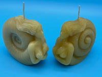 "Conch Shell Mermaid" 100% Pure Beeswax Candle