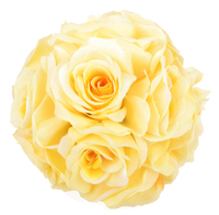 "Rose Bouquet" 100% Pure Beeswax Rose Ball Candle