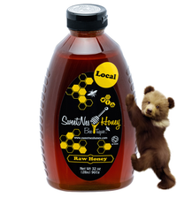 SweetNes Honey Unfiltered Raw Local Texas Honey 32oz (2lb) Squeezable Oval