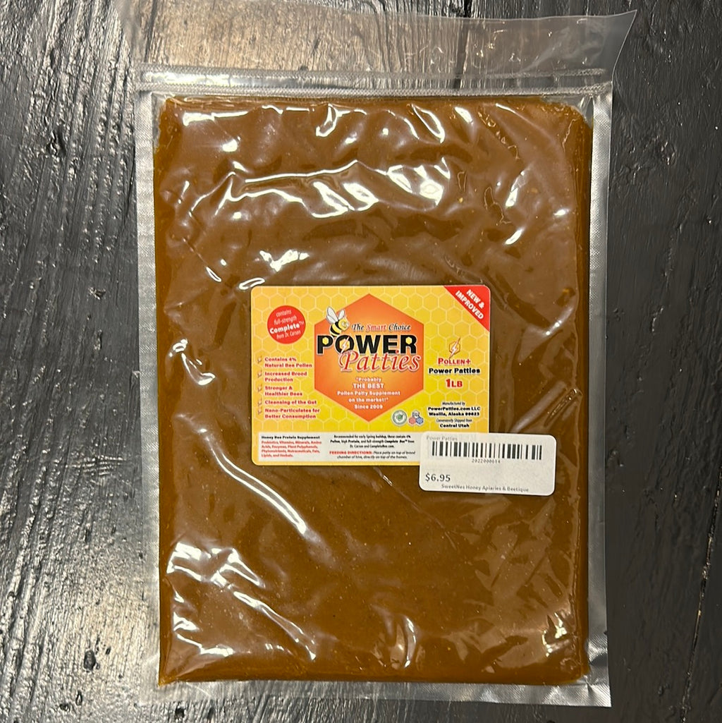 Power Patties POLLEN SweetNes Honey Apiaries & Beetique