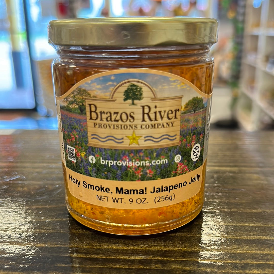 Brazos River HOLY SMOKE MAMA! Jalapeño Jelly