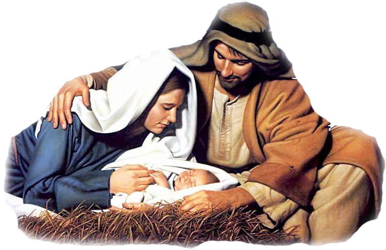 "Holy Family" 100% Pure Beeswax Statue Candle