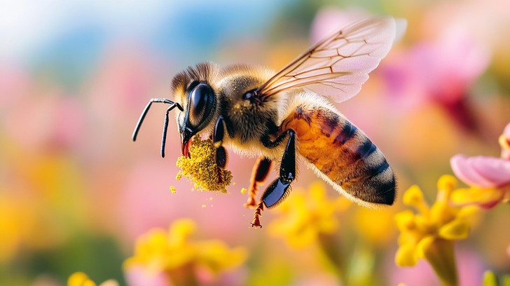 What do Bees eat?