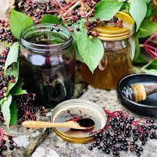 Elderberry Infused Honey