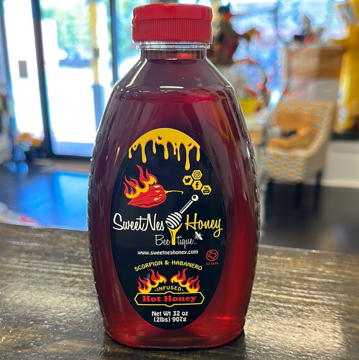 32oz Scorpion & Habanero Infused HOT HONEY