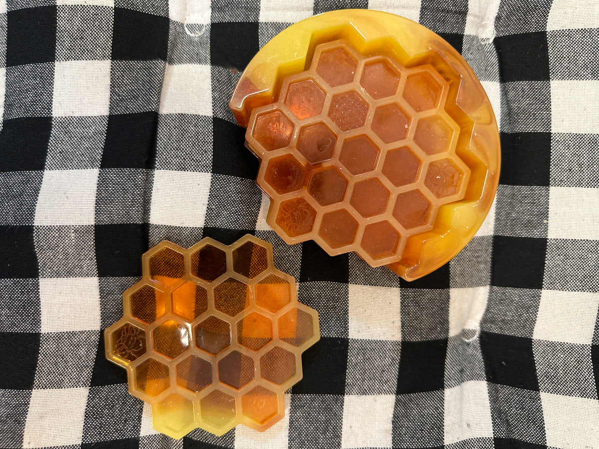 3D Printed Honey Comb Coaster Set of 4