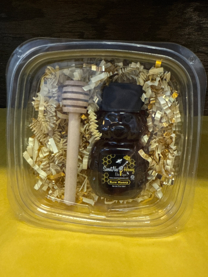 2oz Honey Bear Gift Box w/Dipper