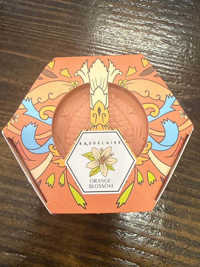 Orange Blossom  Honey Soap ORANGE Hex Box