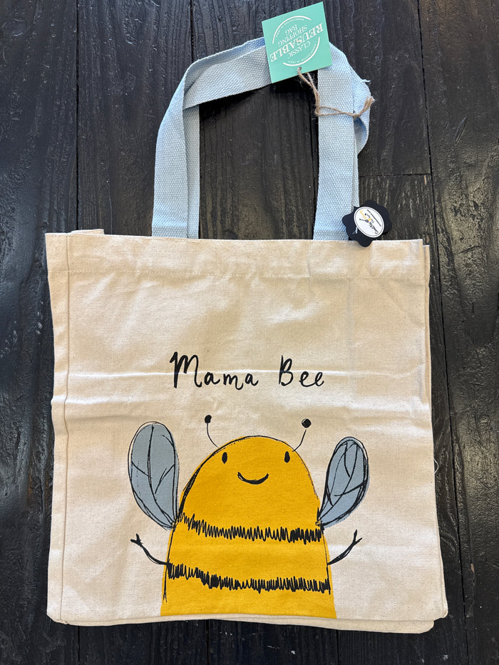 Mama Bee Canvas Tote Bag