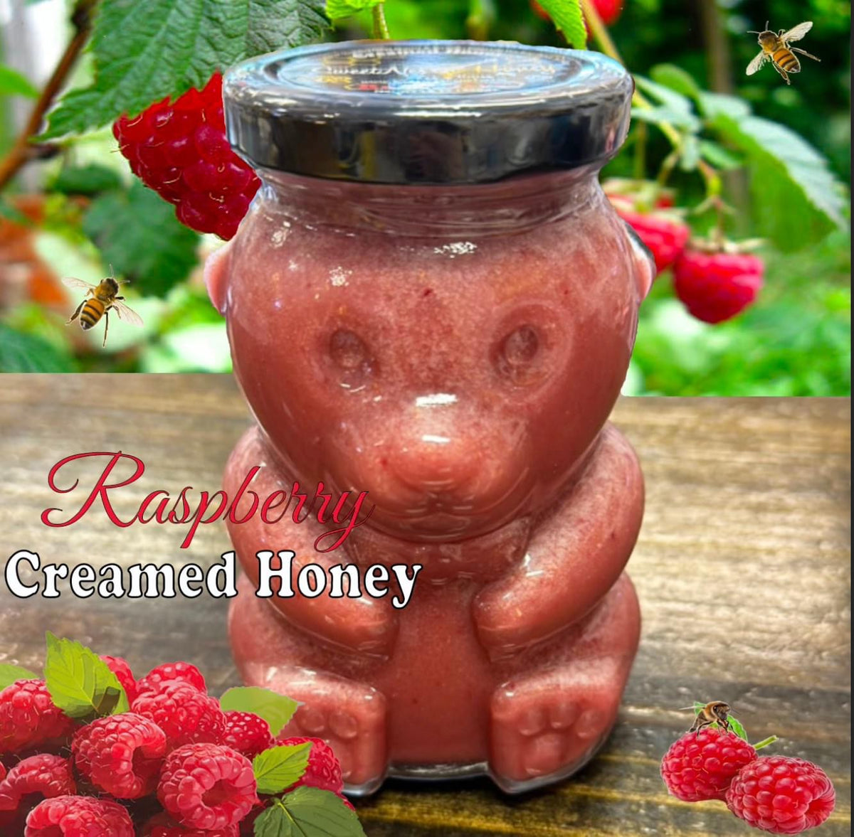Raspberry Creamed Honey – SweetNes Honey Apiaries & Beetique
