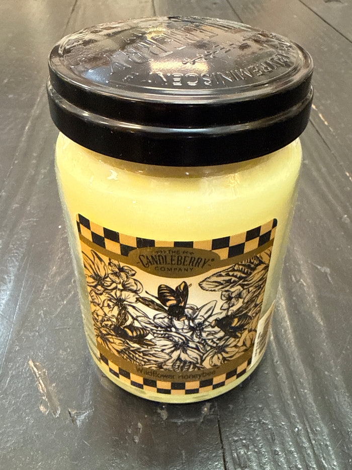 Candleberry WILDFLOWER HONEYBEE Candle