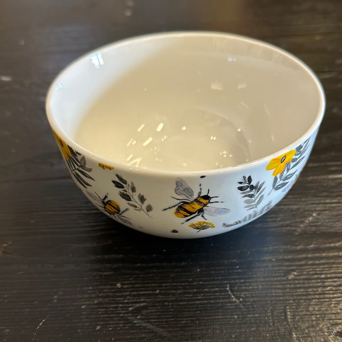 SweetNes Honey Black & White Glass Bowl