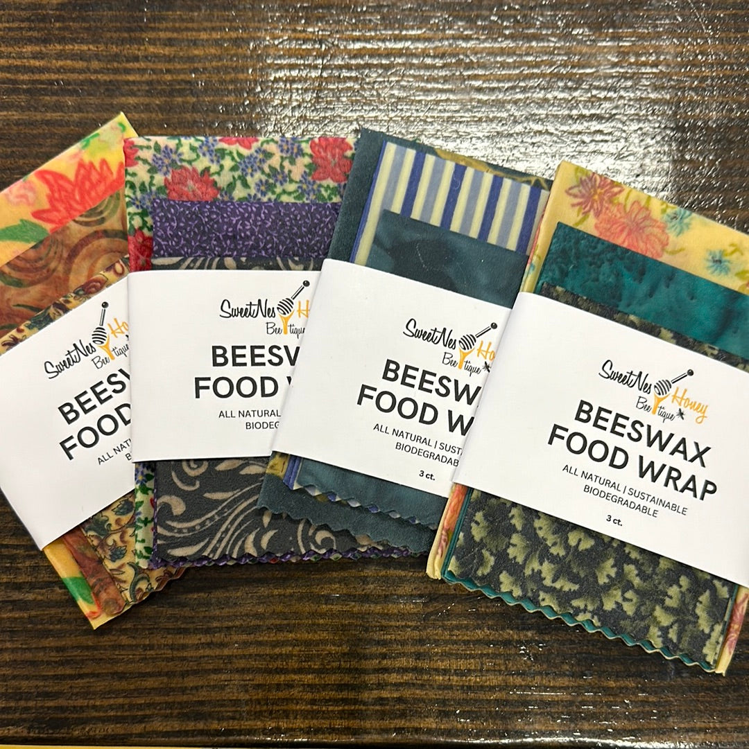 Beeswax Wraps SM. MED. LRG. 3pk