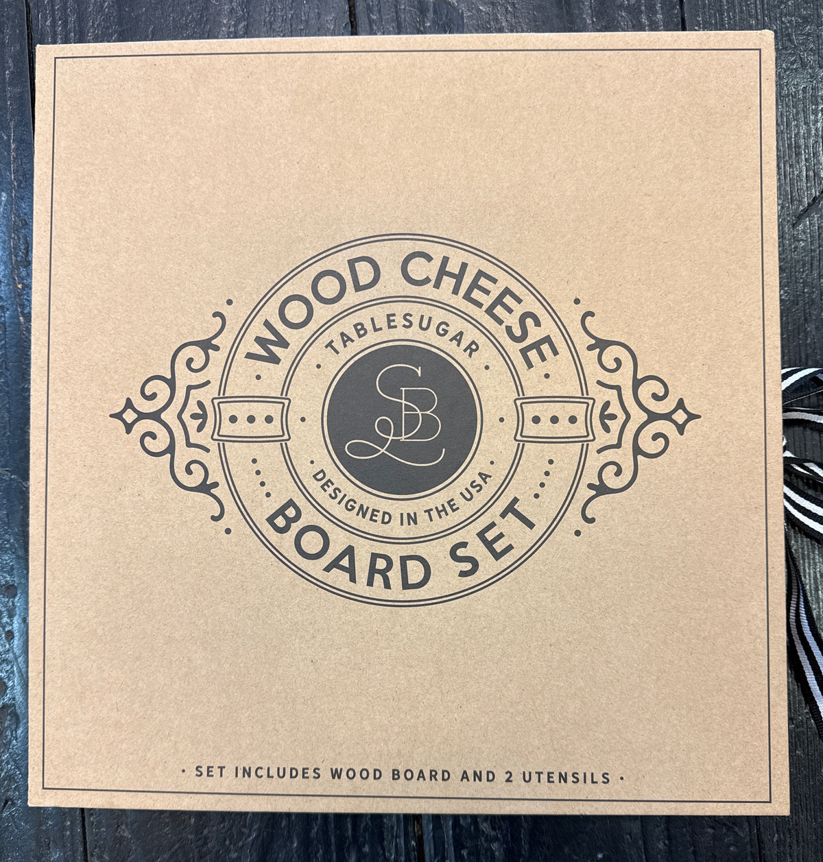 Tablesugar Wood Cheese Board Set