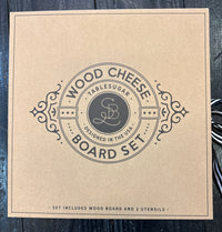 Tablesugar Wood Cheese Board Set