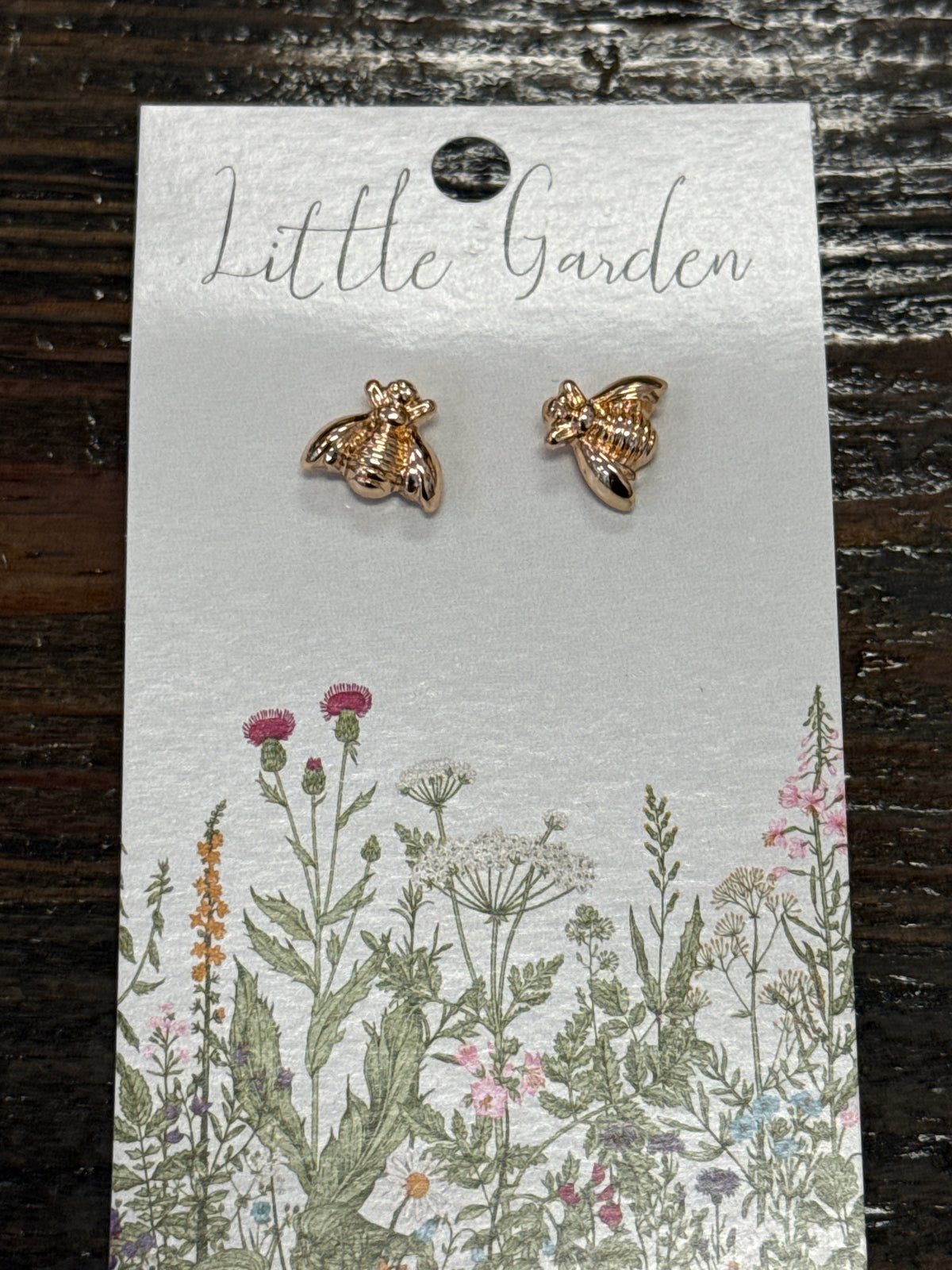 Little Garden Bee Earrings