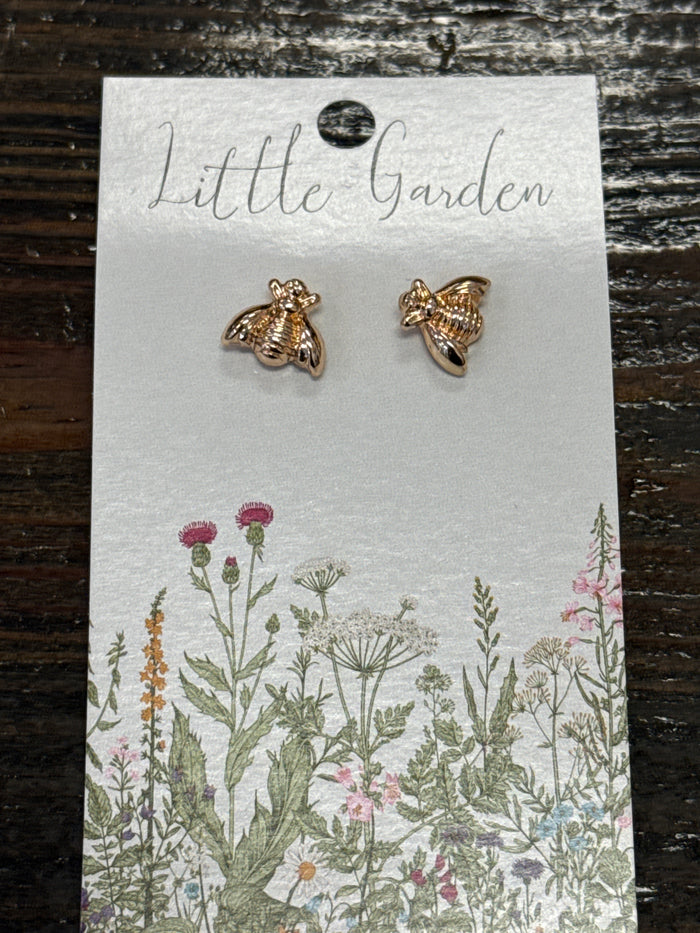 Little Garden Bee Earrings