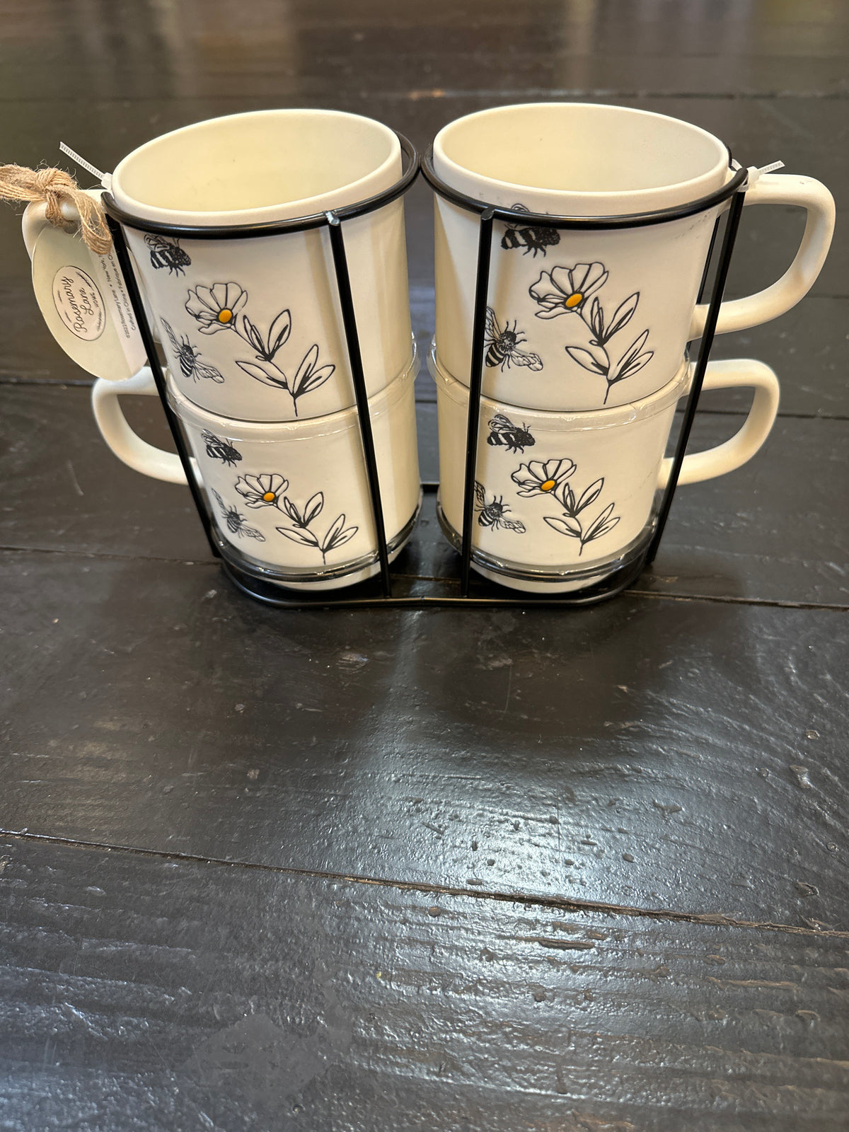 Bee Mug Set 4