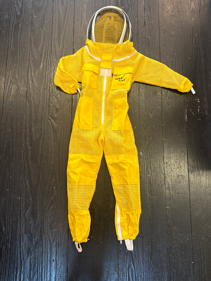 KIDS YELLOW Ventilated FULL BEE SUIT