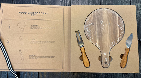 Tablesugar Wood Cheese Board Set
