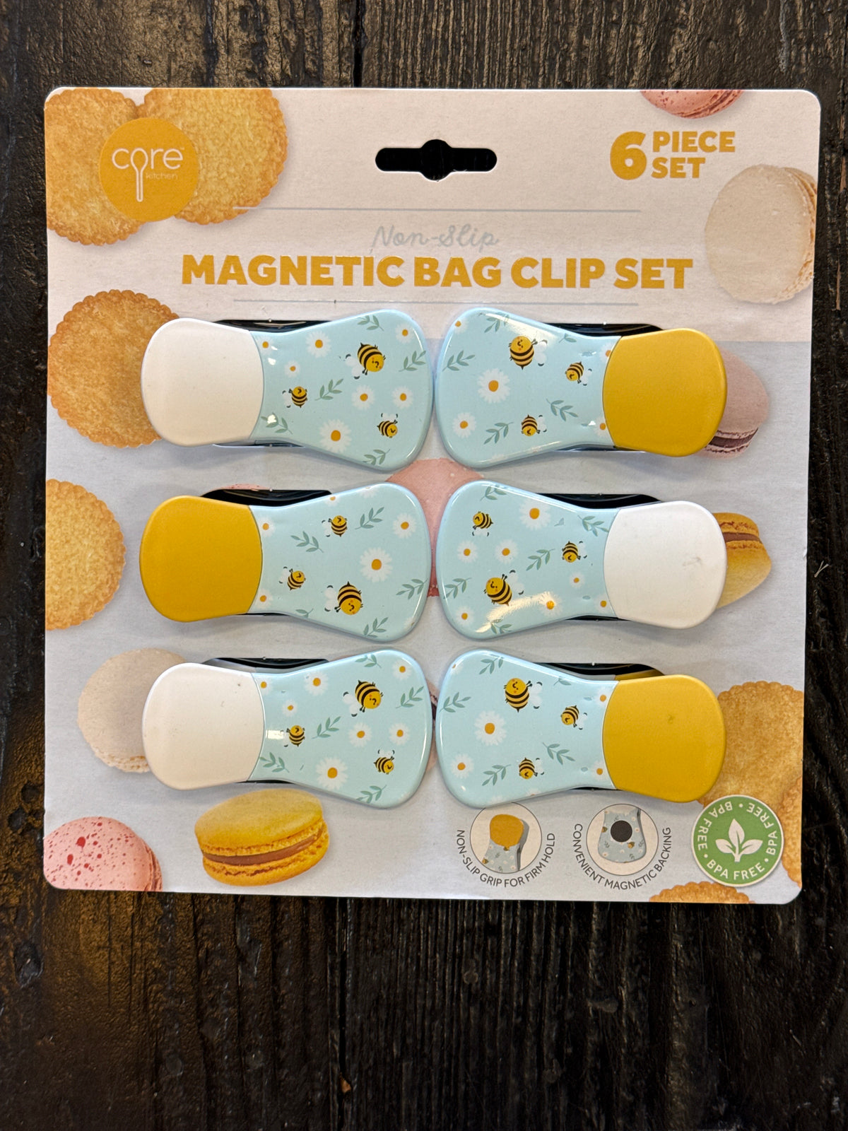 Bee Magnet Bag Clips
