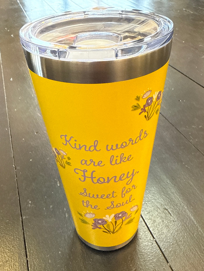 Kind Words are like Honey Travel mug