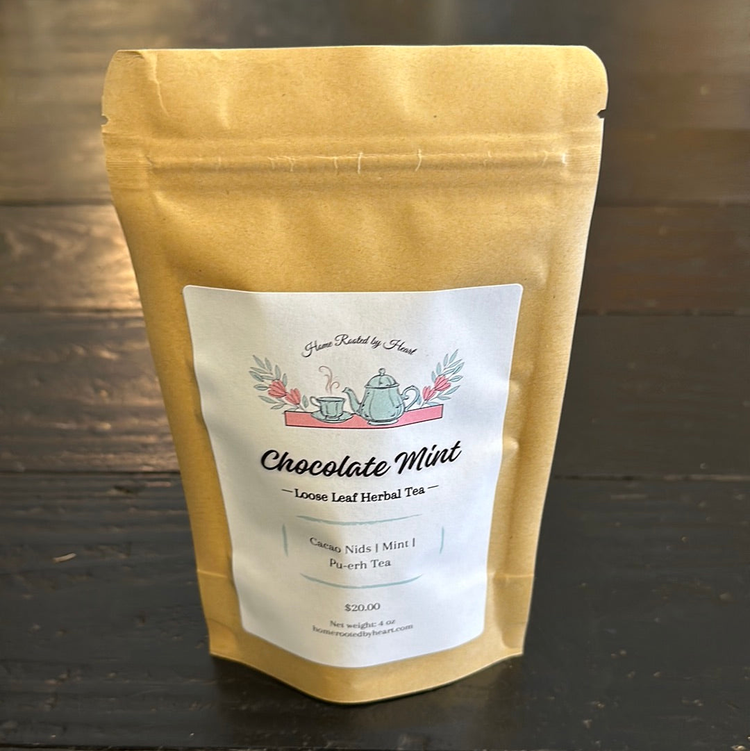 Chocolate Mint Loose Leaf Herbal Tea