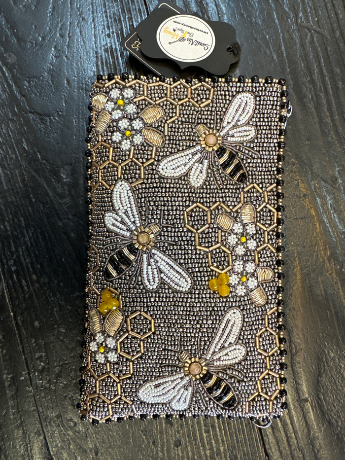 Mary Frances BEE AWESOME CROSSBODY PHONE PURSE
