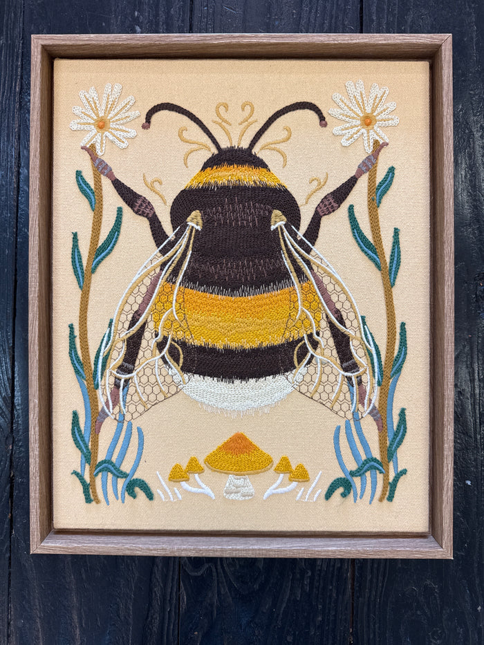 Embroidered Bumble Bee Picture