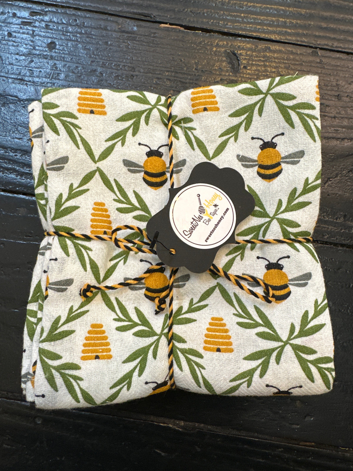 Bee Tea Towel 3pk