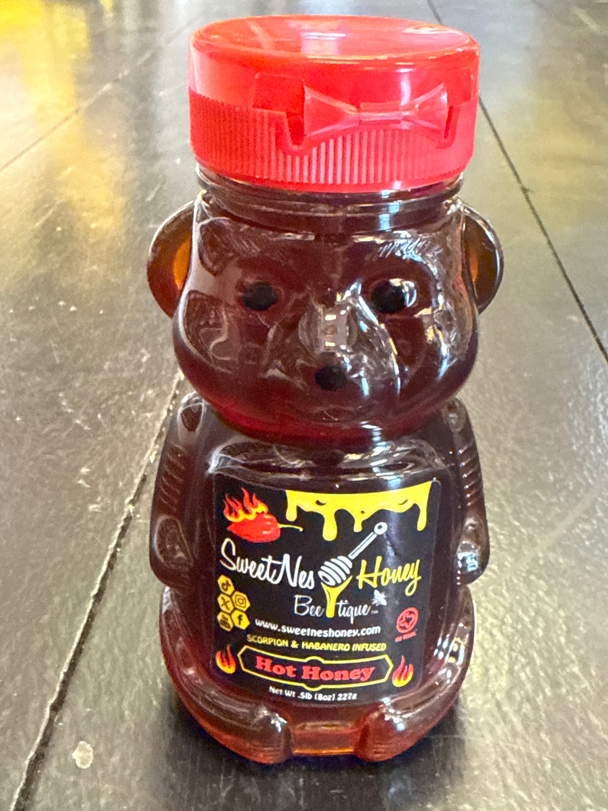 8oz Hot Honey Bear