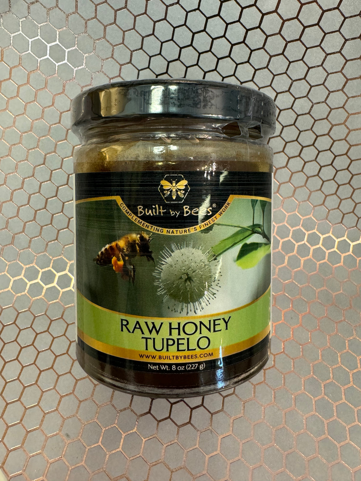 Tupelo Raw Honey. Built by Bees