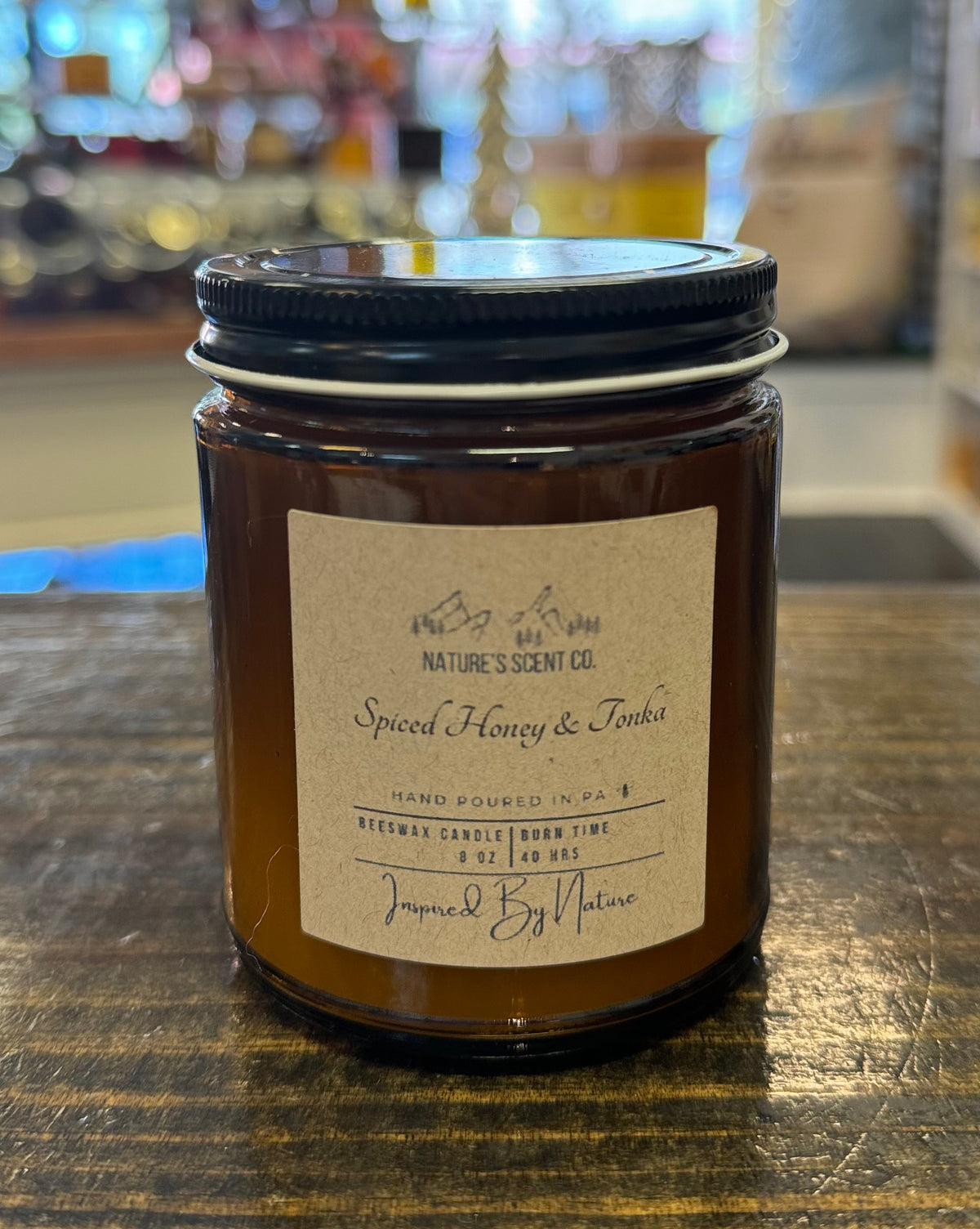 Spiced honey & Tonka candle