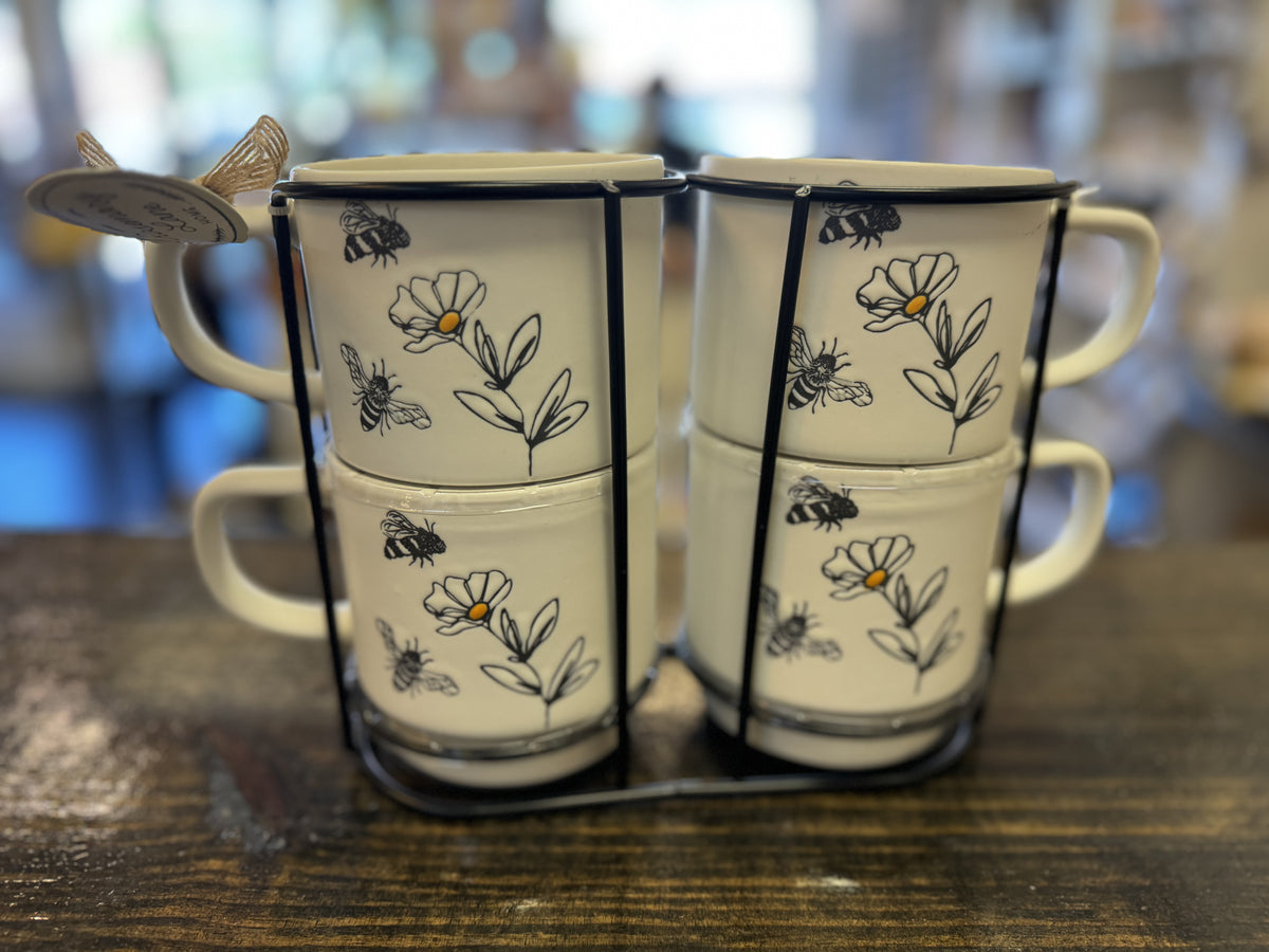 Bee Mug Set 4