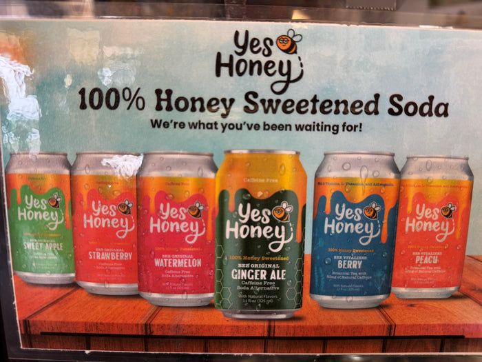 6 pack Yes Honey 100% Honey Sweetened
