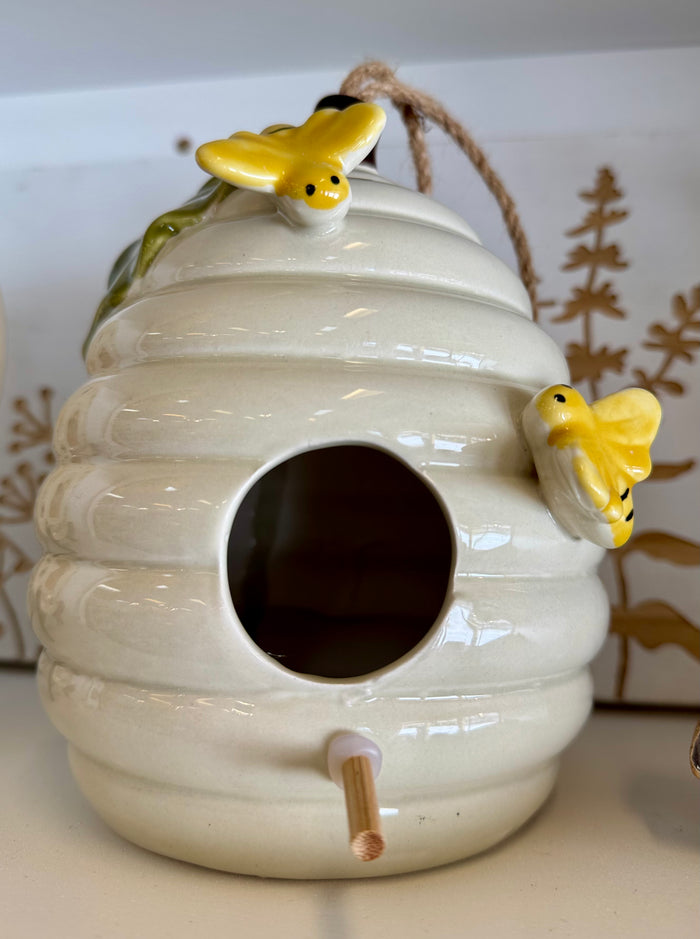 Beehive Glass Bird House