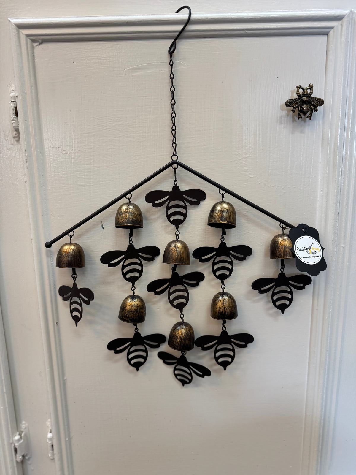 Metal Bee Wind Chime