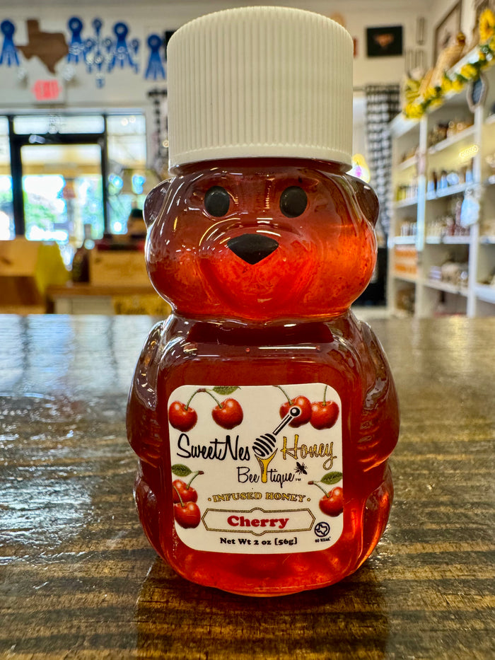 2oz Cherry Infused Honey Bear