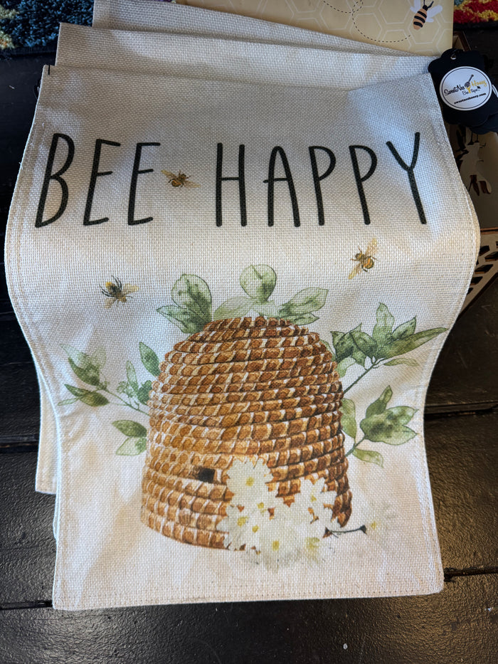 Bee Skep Garden Flag