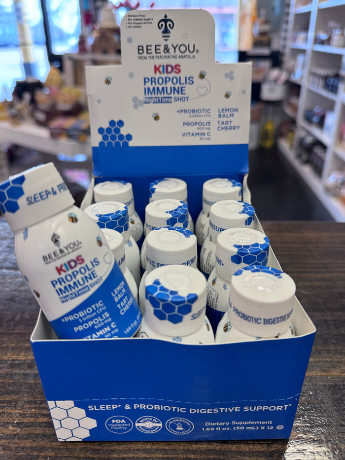 BEE and You Kids Propolis Immune NightTime Supplement Shot