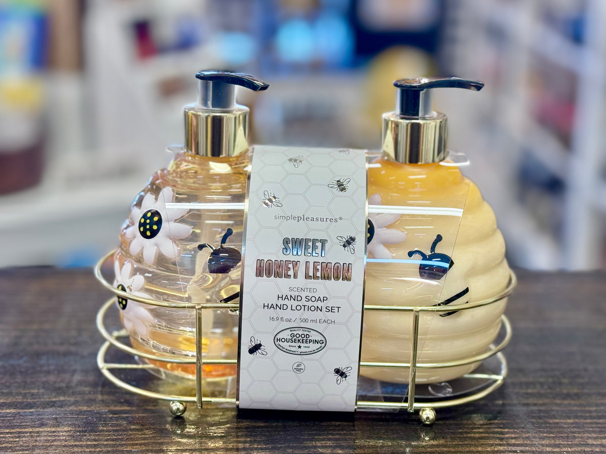 Sweet Honey Lemon soap/lotion set