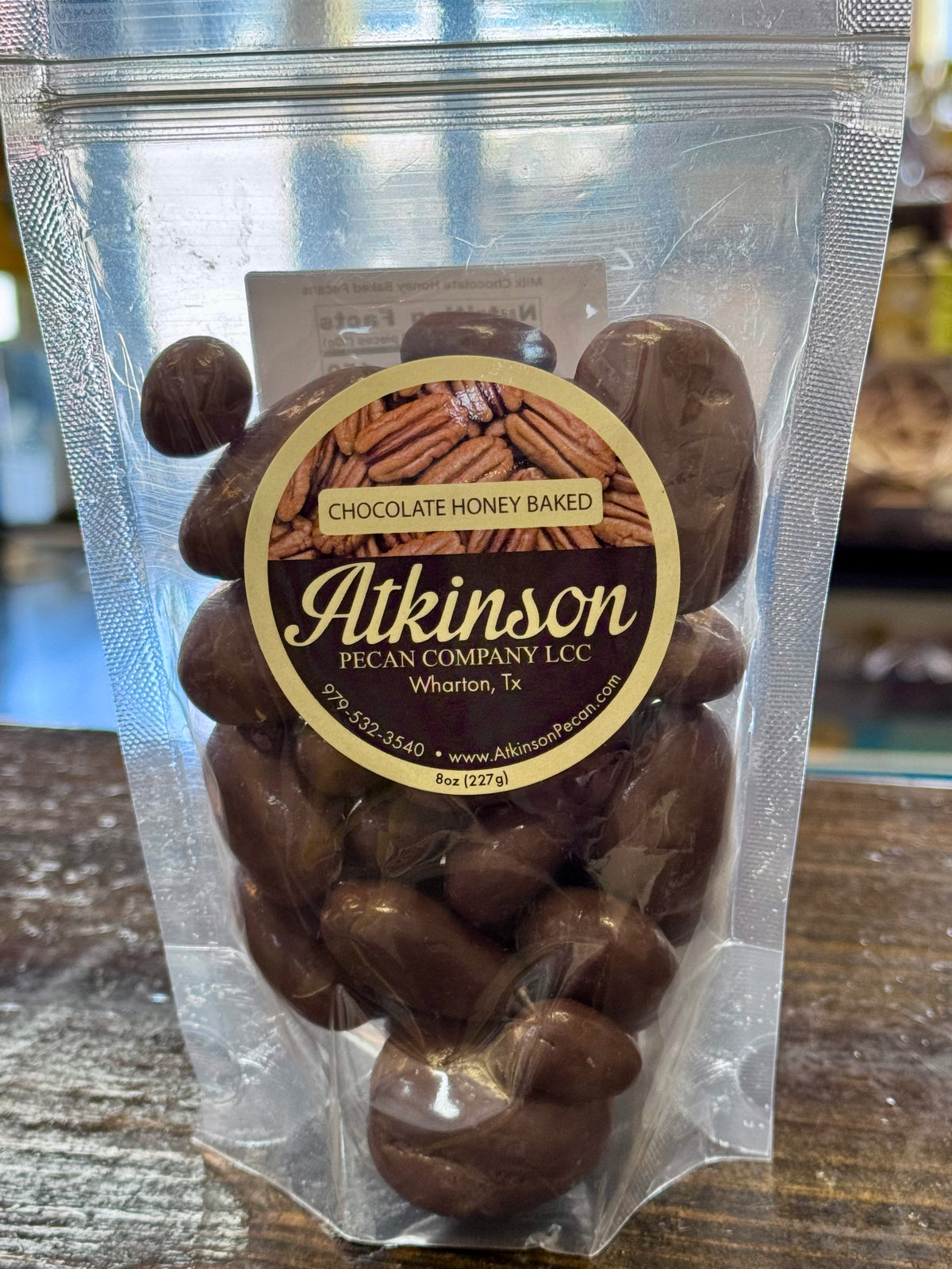 Milk Chocolate Honey Baked Pecans